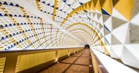 UNCG Pedestrial Tunnel